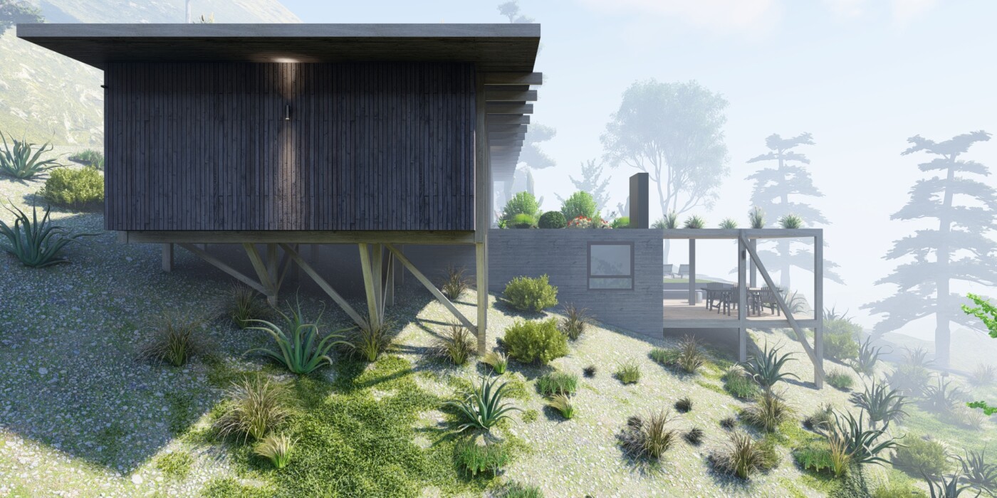 Casa Mirador Punta Pite, vivienda en madera en Papudo (6)