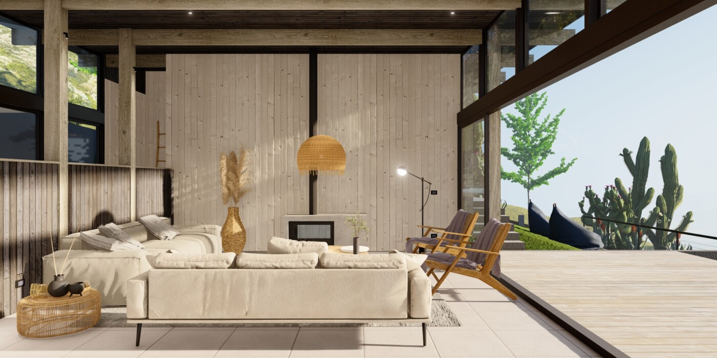 Casa Mirador Punta Pite, vivienda en madera en Papudo (8)